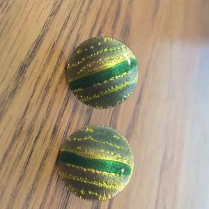 A. Gagnon Quebec cufflink round enamel
Vtg. 1960’s